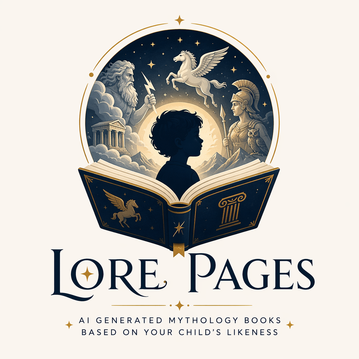 LorePages — Personalized mythology books for children